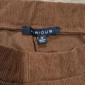 Kirious Brown Corduroy Skirt